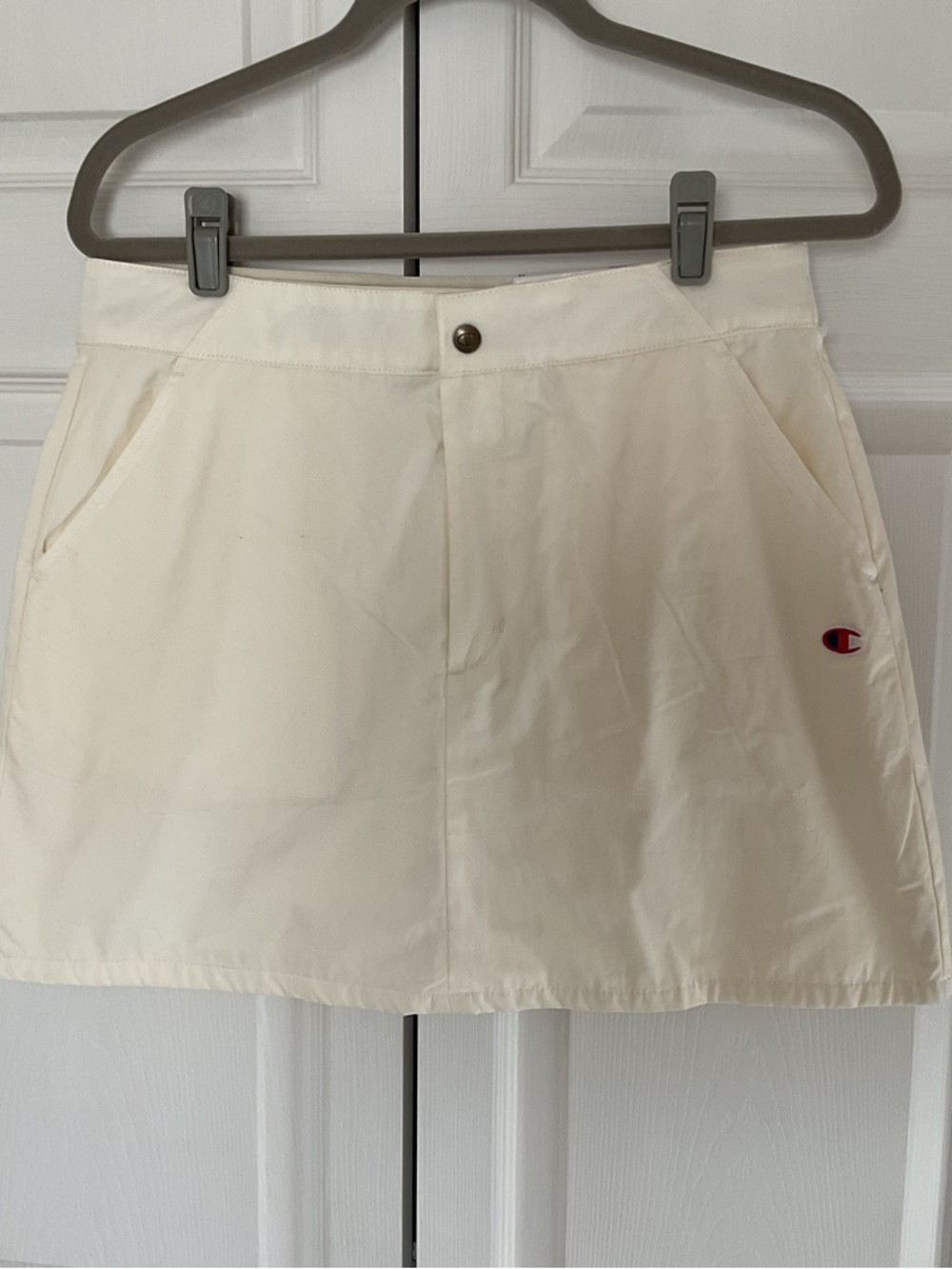 Champion White Athletic Skirt with Front Pockets